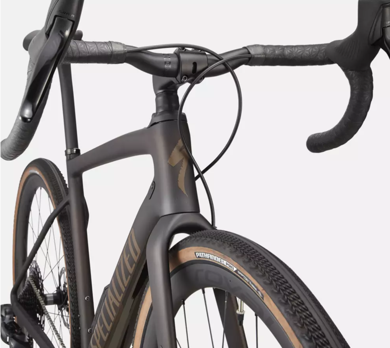 Specialized Diverge Expert Carbon Gravel Bike 2023 in Brown Satin Orange-1